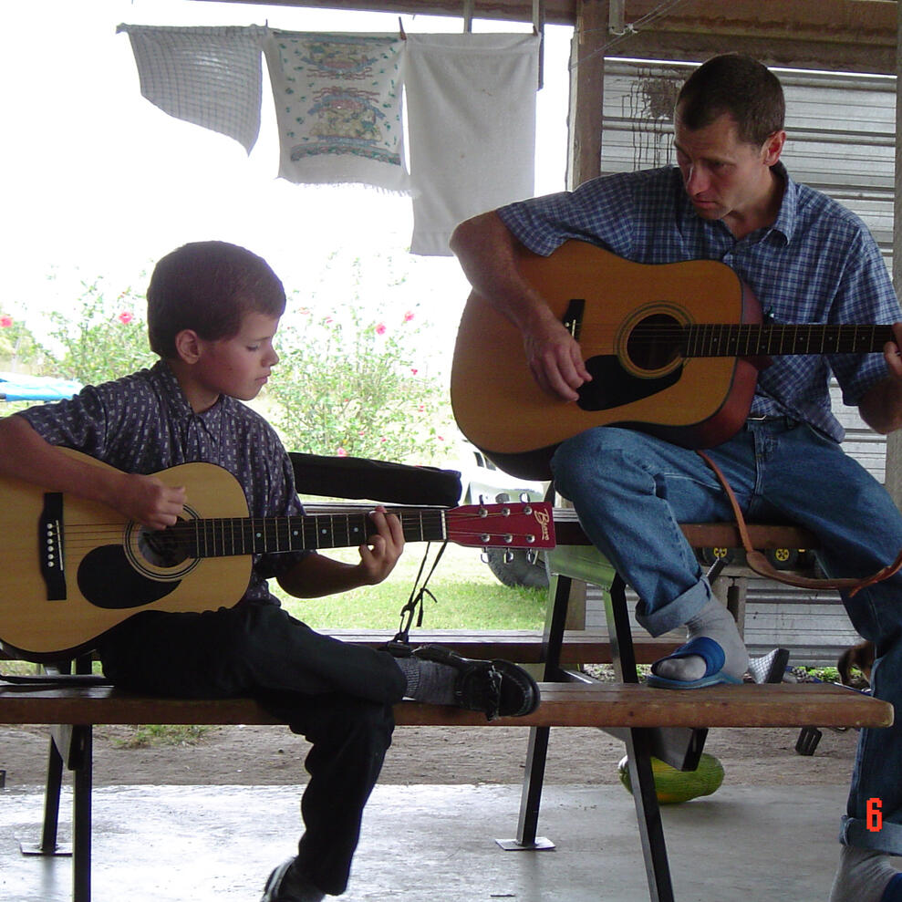 I learned and played LOTS of guitar on the mission field in Belize