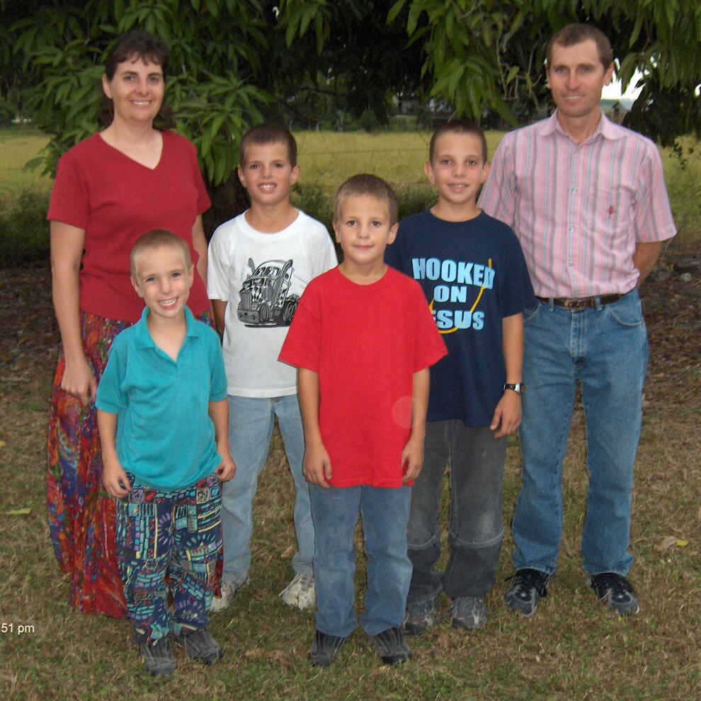 I grew up in missions; this is me (white T-shirt) as a missionary kid in Belize
