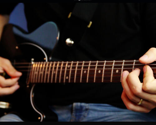 Recording electric guitar for the Low German album